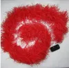 GRATIS Frakt 10 st Red Strich Feather Boas 1 PLY Thinckness för bröllopshantverk Sewing Event Decor