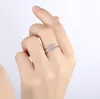 925 zilveren mooie ontwerp vrouwen open ringen sieraden kristallen ringen voor vrouwen Valentijnsdag leuke geschenken verjaardag verrassing gratis verzending