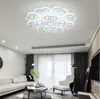 New Arrival Modern LED Ceiling Lights For Living Room Bedroom Study Room Home Deco Crystal Acrylic Lamps Fixtures Chandeliers Lighting LLFA