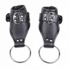 Fetish Bdsm Bondage Restraint Door Swing Hange PU Leather Handcuffs Hanging Hand Wrist Cuff Adults Sex Toys For Couples6069195