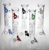 Новый микс цветовой метки Hitman Glass Bong красочные водопроводной трубы нефтяной вышке 18,8 мм Новые стеклянные водопроводные трубы бонги