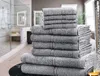 LUXURY TOWEL BALE SET 100% COTTON 10PC FACE HAND BATH BATHROOM TOWELS 9