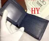 Mens Brand Wallet 2018 Herenleer met portefeuilles voor heren portemonnee portemonnee Men Men met doos Dust Bag 01274W