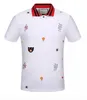 Serpiente abeja cuello bordado camisa poloshirt hombres camisetas Moda camiseta Camisas de diseñador de lujo Hombre Casual manga corta Tops Tees 16522