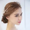 New Design Bridal Flower Headpiece Hair Comb Pearls Wedding Prom Hair Jewelry Accessories Handmade Women Hairwear