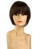 Fashion Beautiful Cos sintetico Short Brown Brown Wigs Wigs's Hair Wigs