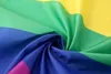 600pcs Rainbow Flag 3x5ft 90x150cm Lesbisk Gay Pride Polyester LGBT Flag Banner Polyester Rainbow Flagga för dekoration