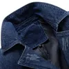 メンズジャケットメンズコートコットン2022秋ソリッドカラー薄いジャケット男性コートマルチポケットの男性デニム