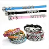 Instockクリアランス100PCSLOT DIYスライドミックスデザイン10mm DIYレザーリストバンドBracelet3813915のラインストーンチャーム