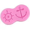 Anchor Rudder Silicone Search Sugar. Cake decorating tools Decoration Model DIY Baking Tool silicone mold pasteleria