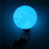 Mini 3D Drukuj Księżyc Lampa 4 CM LED Night Lights Nowość Księżyc Lampy Keychain Przycisk Bateryjnie Zasilany Key Holder Torba Wisiorek Prezent Baby