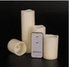 Real Wax Remotecontrolled Electric Velle Weddle Decoration 4 juegos de favores de l￡mpara de vela el￩ctrica4335259