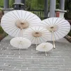Bridal Wedding Paper Paraplyer Parasols Handgjorda Plain Chinese Mini Craft Paraply för att hänga ornament Diameter: 20-30-40-60cm HH7-993
