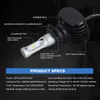 2PCs S1 H11 H4 H7 LED Car Headlight 8000LM 9005 9006 50W 6000K White Auto LED Light Bulb DRL Lamps for Car Styling