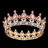 Pageant Full Circle Tiara Clear Austria Rhinestones King Queen Crown Weddal Crown Crown Fiesta de disfraces Art Deco44468124856025