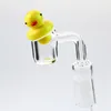 Accessoires de bong en verre Kawaii, petit capuchon de carburateur de forme foncée, conduites d'eau, plates-formes pétrolières, accessoire de vente en gros DCC01