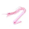 Bondage Pink Pu Fur Restraint Set Set Gag Whip Hand enkel manchetten blinddoek nek kraag #R97