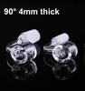Other Smoking Accessories 4MM Thick Banger for Glass Bong Oil Rigs Wholesale Domeless Quartz Nail 10mm/14mm/18mm, Male/Female Joint 100% Real