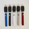 Kit USB Charger Vertex Vape batteria 350mAh 510 Discussione Preriscaldate il vaporizzatore batteria sigarette e Vape Pen VV Batterie per atomizzatori Cartucce