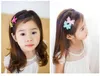 Cute Butterfly Hair bow New Korean Children Girls Barrettes boutique hair bows Bow Pearl Rainbow Color Kids Hair Accessorie 7420