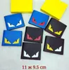 Portefeuilles de cartes de créateurs masculins Femmes Purs Pu en cuir Carton Carton Carton Pocket Wallet Sac de style Europe
