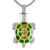 Deep Sea Turtles Rvs Cremation Hanger Ketting Memory Ashes Keepsake Urn Begrafenis Ketting voor Animal Souvenir