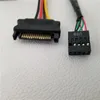 Настольный компьютер двойной порт SATA для питания ESATA ESATAP 9PIN в USB 2.0 Converter Card Card Card