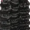 Ishow Humain Brésilien Vierge Cheveux Armure Vague Profonde 3 Bundles Remy Extensions de Cheveux pour Femmes Filles Tous Âges Couleur Naturelle