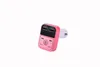 Wireless Car Kit Hands Free FM Adapter Transmitter MP3 FM With double 2.1A USB Cars Charger