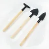 3 adet Mini Kürek Spade Rake Bahçe Dikim Aracı Set Çocuk Küçük Maça Kürek Bahçe Araçları Dikim Aracı