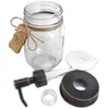 Distributeur de savon Mason Jar finition ORB de haute qualité antirouille 304 en acier inoxydable Home Decor distributeur de lotion liquide cadeaux pot non inclus