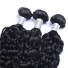 Mèches péruviennes naturelles ondulées naturelles, avec Closure, Double trame, teinture, pré-épilée, ligne de cheveux naturelle, 3 lots, 4186511