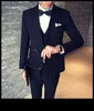 男性スーツBlazer Khakiダブルブレスト最新デザインビジネスファッションウェディングスーツテキサイドTuxedo Terno Masculi 3ピースジャケット+パンツ+ベスト