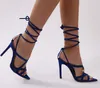 Gladiator Sandalen Frauen High Heels Ankle Strap Pumps Lace Up Sandale Offene spitze Frau Schuhe sandalia feminina Zapatos mujer 36-42