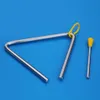 Children's Toy Percussion Musical Instruments Alloy Triangle 3.9 "x 3.6"