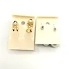 New Design Square Glitter Sweet Earring Stud Party Cute Elegant Hot Selling Crystal Rhinestone Accessories Gifts Wholesale Pairs