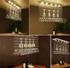 Kryształowe lampy wisiorek Kombinacja LED Sufit Light League Restauracja Dining Stół LLFA