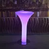 Mobili da bar da tavolo a led Tavolo da bar con illuminazione a 16 colori che cambia per eventi di festa (D60 * H105cm) Spedizione gratuita