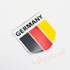 2X Alemanha Emblema Da Bandeira Emblema Chrome Motor Moldar O Corpo Decorar Escudo Adesivo