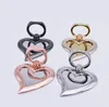 DHL Universal 360 Degree Mirror Heart Shape Finger Ring Holder Phone Stand For iPhone 7 6s Samsung For Mobile Phones