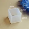 Molde de silicona para joyas de 20 mm 25 mm 35 mm Cube Charms colgante de colgante de resina de resina de silicona Herramienta hecha a mano Diy Epoxi resina moldes de fundición35558234