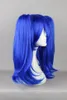 Enomoto Takane Anime dois rabo de cavalo azul alta qualidade Cosplay Lolita perucas das mulheres