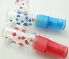 5ML 5G Colorful Clover Leaf Printing Clear Refillable Perfume Spray Empty Glass Bottle Atomizer