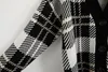 Sertigan Kobiety Swetry Harajuku Koreański Styl Jesień Odzież Zima 2018 Moda Retro Plaid Przyciski Trend Dzianiny Sweter Kobiety