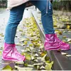 Su geçirmez Plastik Boots Aksesuarları Yağmur Yağmurlu Gün Kaymaz Yağmur Boot galoş Koruma Kapak Seyahat Ekipmanları için PVC Çanta Ayakkabı