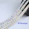 5M DC 12V 600LED 120LED / M防水SMD 5050 RGB暖かい白LEDストリップ二重列のフレキシブルリボンテープライト