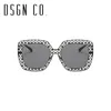 DSGN CO. 2018 Limited Edition Paris Eiffel Tower Inspired Sunglasses For Men And Women Oversize Sun Glasses 3 Color UV400