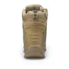 JICHI Stivale militare da uomo Combat Mens Chukka Stivaletto tattico Stivali militari di grandi dimensioni Scarpe maschili Stivali da moto di sicurezza