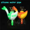 hookahs Nectar 6 in 1 kit with domeless quartz Nail 14/19mm nector oil rigs glass bong silicone water Pipes