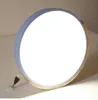 Plafoniera a LED moderna multicolore Super sottile 5 cm Lampade da soffitto in legno massello per soggiorno Camera da letto Cucina Dispositivo di illuminazione2832